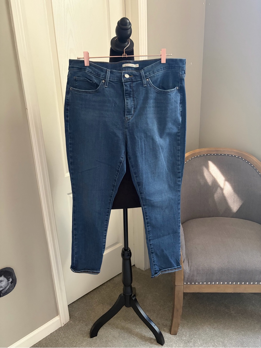 Levi's Indigo Skinny Ankle Jeans